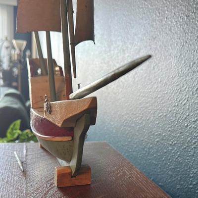 Antique toy ship