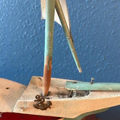 Antique toy ship