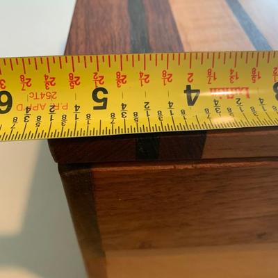 Clean Teak Jewelry Collectibles Box