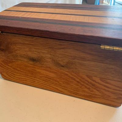 Clean Teak Jewelry Collectibles Box