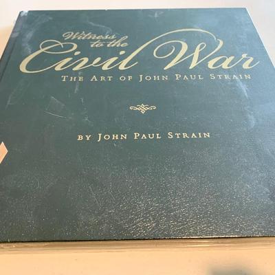 John Paul Strain SIGNED & NUMBERED Civil War Witness Art Hardback NEW IN SEALED PLASTIC