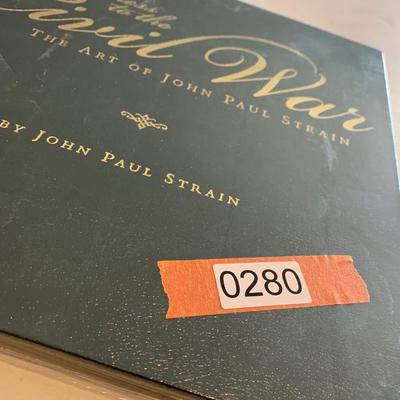 John Paul Strain SIGNED & NUMBERED Civil War Witness Art Hardback NEW IN SEALED PLASTIC