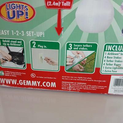 Gemmy Air blown Inflatable 8-Foot Snowman – Lights Up!