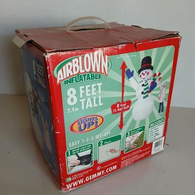Gemmy Air blown Inflatable 8-Foot Snowman – Lights Up!