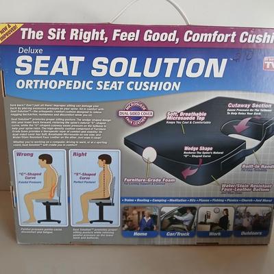 Comfort & Cooling Bundle – Orthopedic Seat Cushion + 6” Clip-On Fan