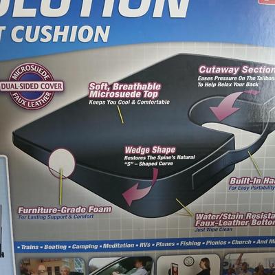 Comfort & Cooling Bundle – Orthopedic Seat Cushion + 6” Clip-On Fan