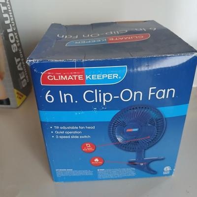 Comfort & Cooling Bundle – Orthopedic Seat Cushion + 6” Clip-On Fan