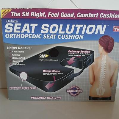 Comfort & Cooling Bundle – Orthopedic Seat Cushion + 6” Clip-On Fan