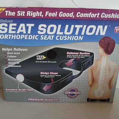 Comfort & Cooling Bundle – Orthopedic Seat Cushion + 6” Clip-On Fan