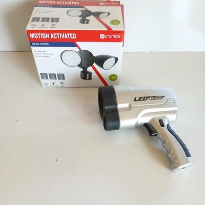 Outdoor Lighting Lot – Motion Activated Security Light & LED Spotlight