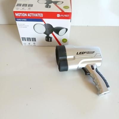 Outdoor Lighting Lot – Motion Activated Security Light & LED Spotlight