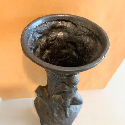 Heavy Cast Deco Vase