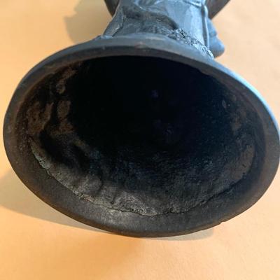 Heavy Cast Deco Vase