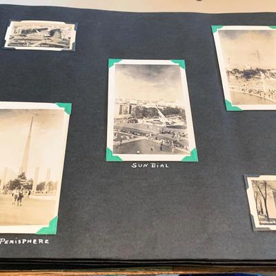 1930s/40s Photo Scrapbook Worlds Fair Zoo Rehoboth DC Solomons Island much more