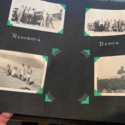 1930s/40s Photo Scrapbook Worlds Fair Zoo Rehoboth DC Solomons Island much more