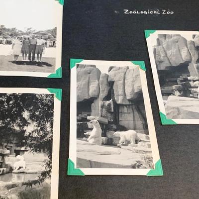 1930s/40s Photo Scrapbook Worlds Fair Zoo Rehoboth DC Solomons Island much more