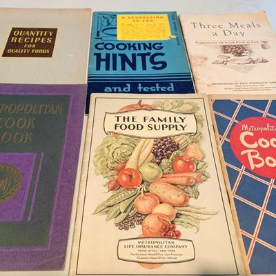 Vintage Advertising Cookbooks Lot