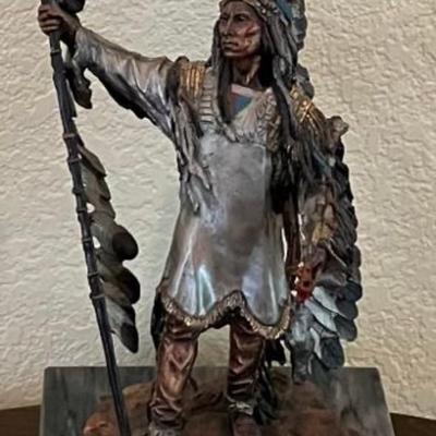 C.A. Pardell Legends Bronze Sculpture "Triumphant"