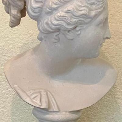 Aphrodite Plaster Bust Sculpture By Ideal Originals