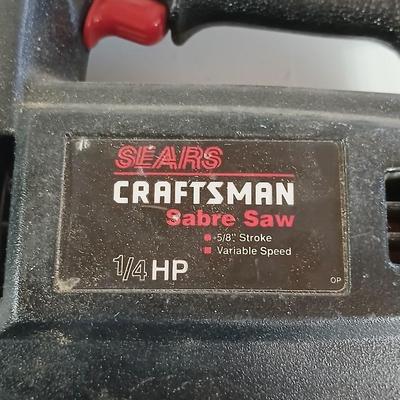 Craftsman 3/4 HP Jigsaw + Pliers & Adjustable Wrench Lot