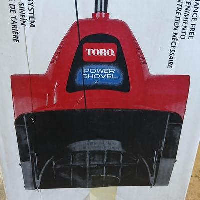 Toro Power Shovel Electric Snow Thrower – in original Box - used one time!
