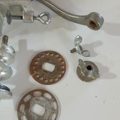 Vintage Black Flag Bug Sprayer & Universal Cast Aluminum Meat Grinder Lot