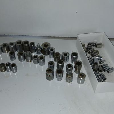 Large Lot of Assorted Sockets – SAE & Metric - mostly Craftsman