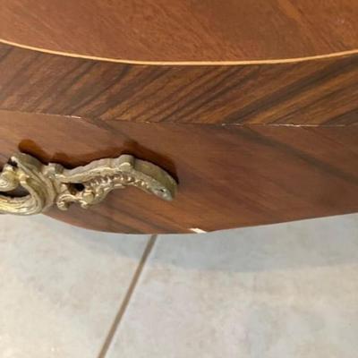 Ornate Marble Top Dresser
