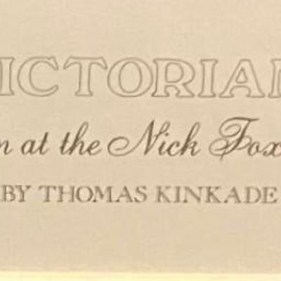 Thomas Kinkade Placerville Victorian Christmas II Signed Lithograph