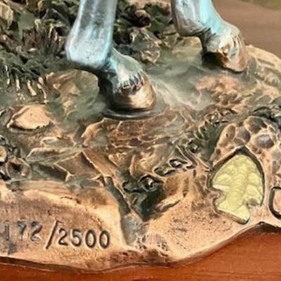 C.A. Pardell Legends Mixed Media (Bronze/Pewter) Sculpture