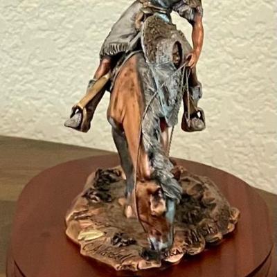 C.A. Pardell Legends Mixed Media (Bronze/Pewter) Sculpture