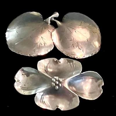 Two Steling Silver Pins