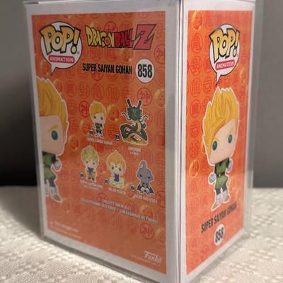 DBZ Funko Pop - Super Saiyan Gohan #858 (Glow in the Dark) - EE Exclusive