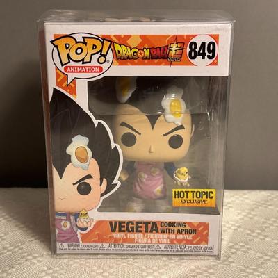 DBZ Funko Pop - Vegeta with Cooking Apron #849 - Hot Topic Exclusive