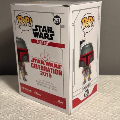 Star Wars Funko Pop - Blue Chrome Boba Fett #279 - Chicago 2019 Star Wars Celebration