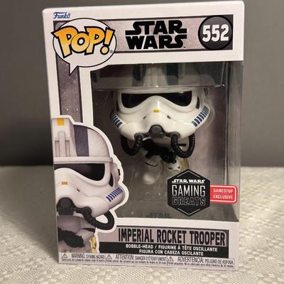 Star Wars Funko Pop - Imperial Rocket Trooper #552 - Star Wars Gaming Greats