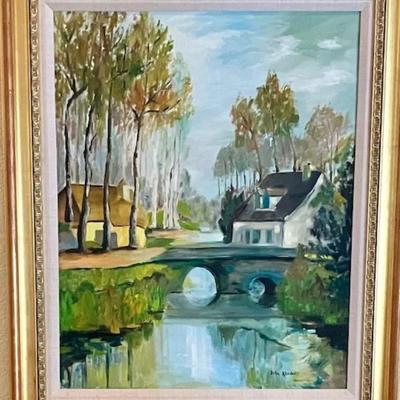 Original Oil Painting By Della Kraabel