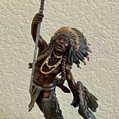 C.A. Pardell Legends Pewter & Bronze Sculpture