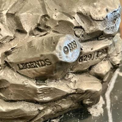 C.A. Pardell Legends Pewter & Bronze Sculpture