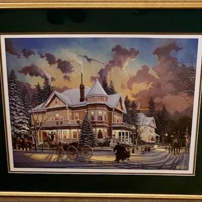Keith Brown "Christmas At Great Grandpa"s" Print