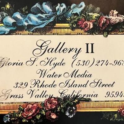 Original Watercolor By Gloria Hyde