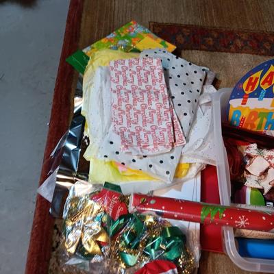 GIFT WRAP, GREETING CARDS, BOWS, TISSUE PAPER, GIFT BAGS AND MORE