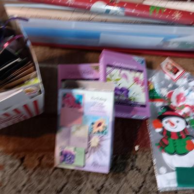 GIFT WRAP, GREETING CARDS, BOWS, TISSUE PAPER, GIFT BAGS AND MORE