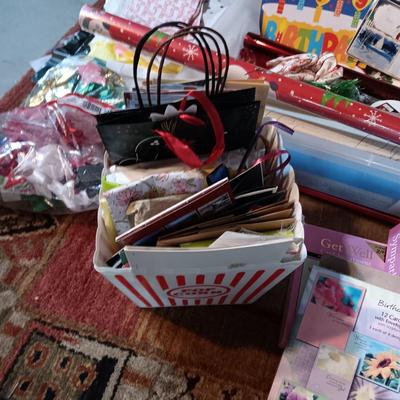 GIFT WRAP, GREETING CARDS, BOWS, TISSUE PAPER, GIFT BAGS AND MORE