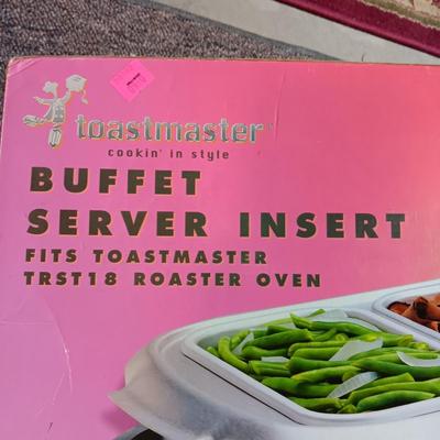 TOASTMASTER ELECTRIC ROASTER PLUS A BUFFET SERVER INSERT