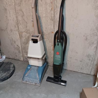 HOOVER CARPET CLEANER AND HOOVER QUIK BROOM