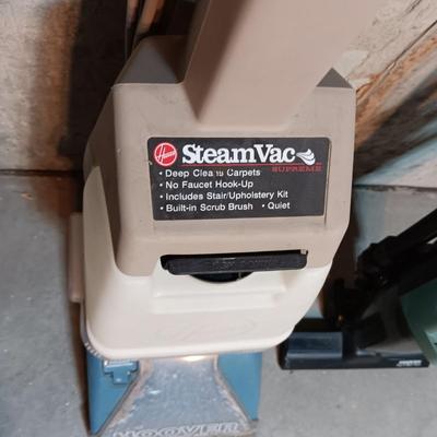HOOVER CARPET CLEANER AND HOOVER QUIK BROOM