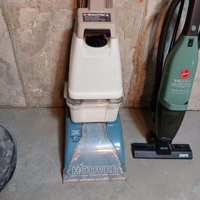 HOOVER CARPET CLEANER AND HOOVER QUIK BROOM