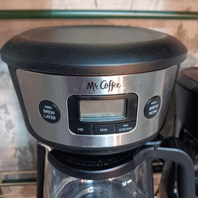 2 MR COFFEE PROGRAMMABLE 12 AND 5 CUP COFFEE MAKERS