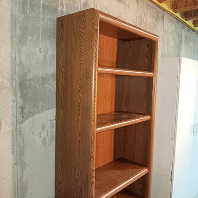 BOOKCASE AND A FILING CABINET